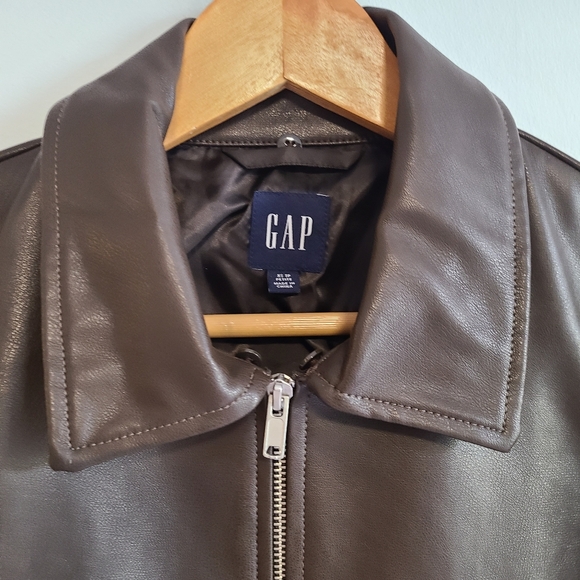 Vegan Leather Aviation Jacket - Picture 2 of 6